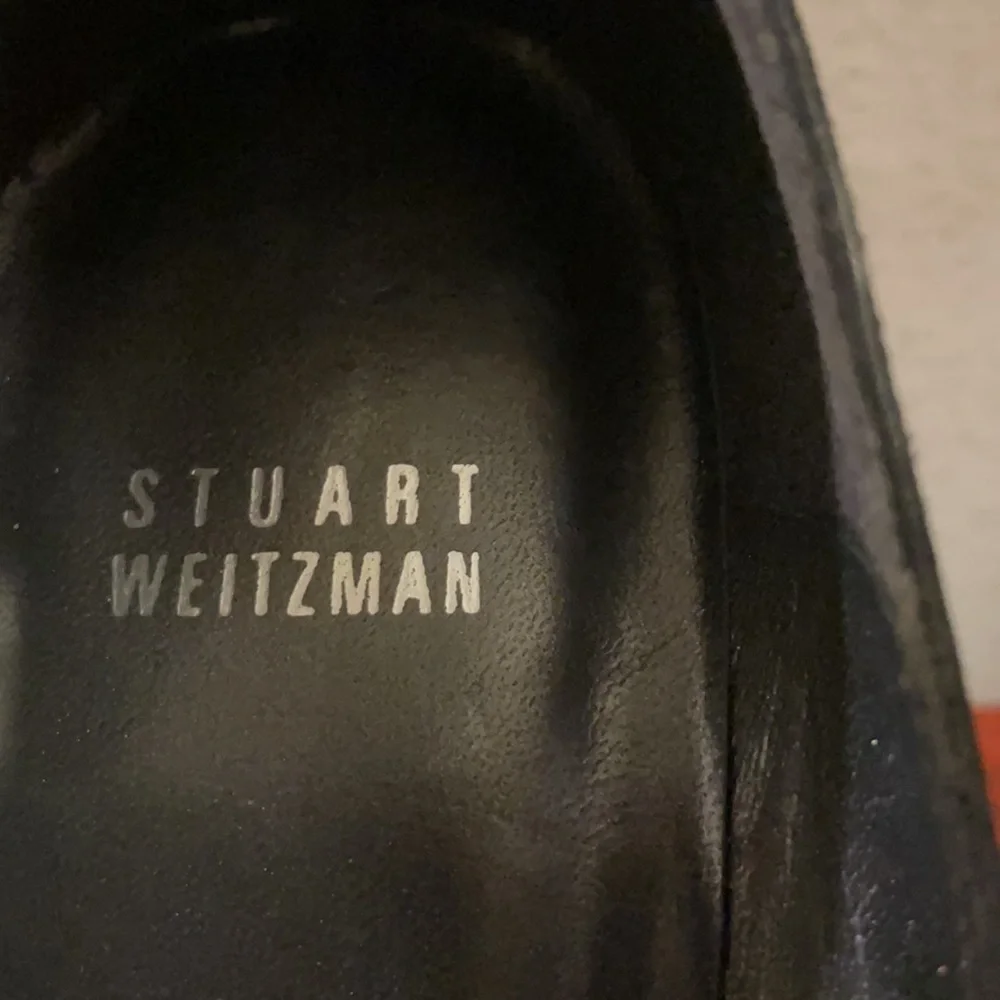 Stuart Weitzman Black Suede Pumps Sz 10